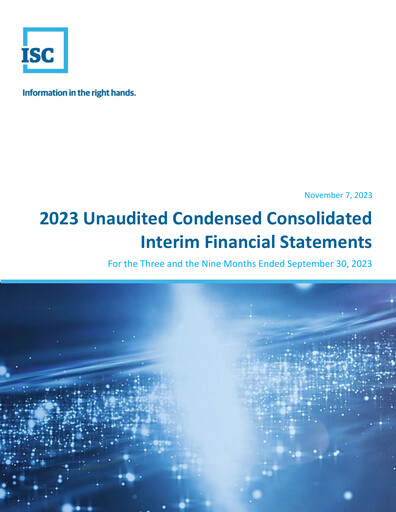 Thumbnail Information Services Corporation Quarterly Report 2023-q3