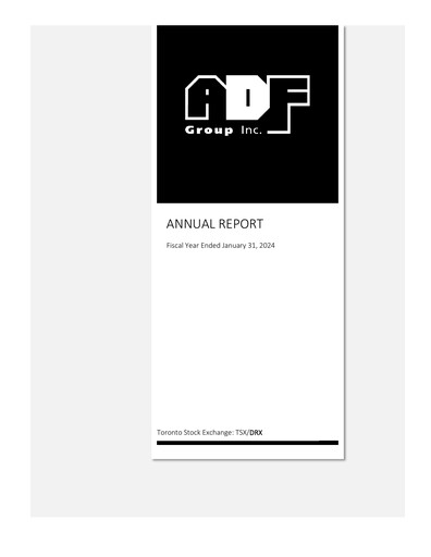 Miniature ADF Group Rapport annuel fy2024