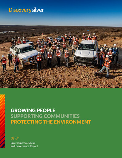 Thumbnail Discovery Silver Corp. ESG Report 2021