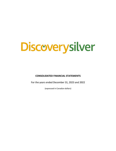 Thumbnail Discovery Silver Corp. Financial Statement 2023