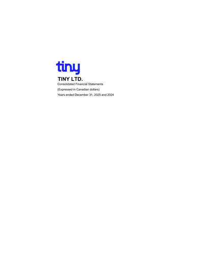 Vorschaubild Tiny Ltd. Finanzmitteilung 2025