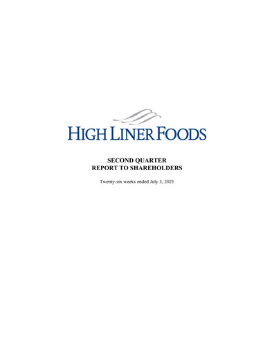 Thumbnail High Liner Foods Quarterly Report 2021-q2
