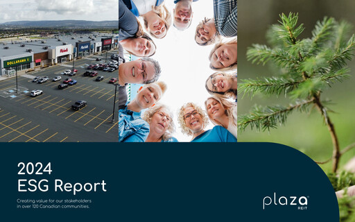 Thumbnail Plaza Retail REIT ESG Report 2024