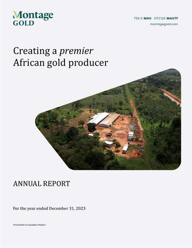 Thumbnail Montage Gold Corp. Annual Report 2023