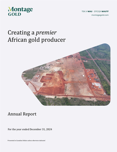 Thumbnail Montage Gold Corp. Annual Report 2024