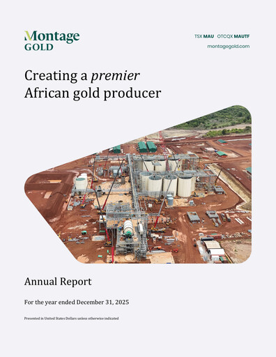 Thumbnail Montage Gold Corp. Annual Report 2025