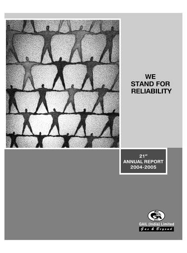 Thumbnail GAIL Annual Report 2004-2005