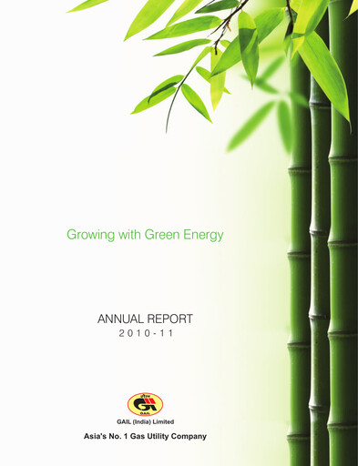 Thumbnail GAIL Annual Report 2010-2011