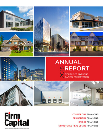 Vorschaubild Firm Capital Mortgage Investment Corporation Jahresbericht 2015