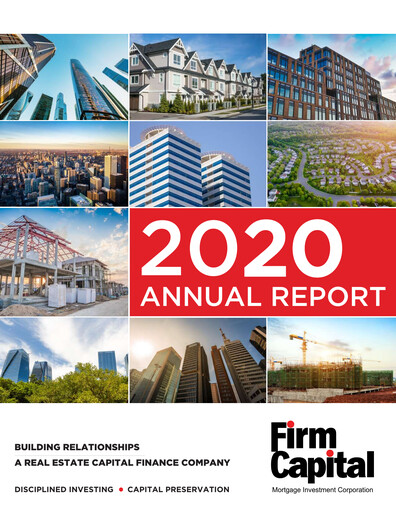 Thumbnail Firm Capital Mortgage Investment Corporation Annual Report 2020