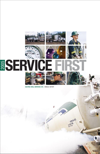 Thumbnail Calfrac Well Services Annual Report 2005