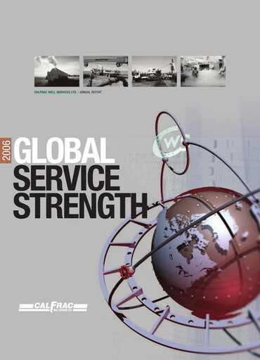 Thumbnail Calfrac Well Services Annual Report 2006