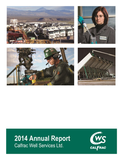 Thumbnail Calfrac Well Services Annual Report 2014