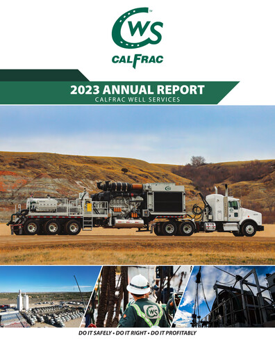 Thumbnail Calfrac Well Services Annual Report 2023