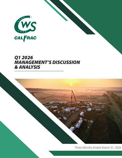 Vorschaubild Calfrac Well Services Quartalsbericht 2026-q1