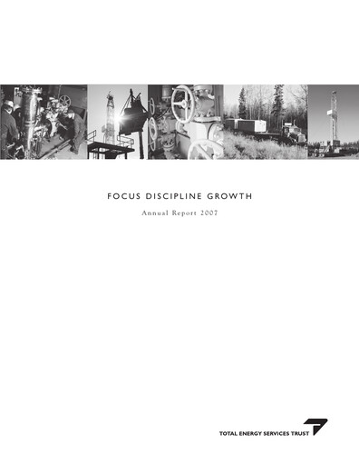 Thumbnail Total Energy Services Annual Report 2007