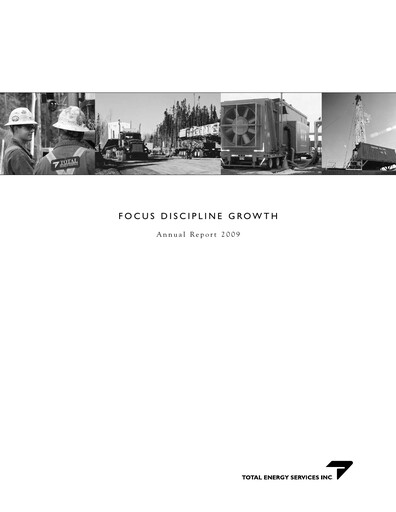 Thumbnail Total Energy Services Annual Report 2009