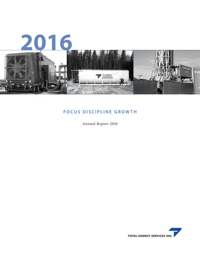 Vorschaubild Total Energy Services Jahresbericht 2016