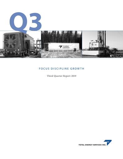 Thumbnail Total Energy Services Quarterly Report 2019-q3