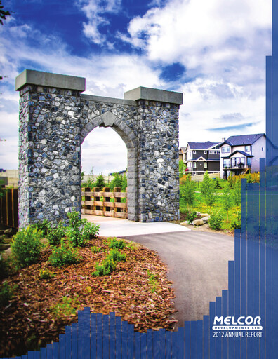 Thumbnail Melcor Developments Annual Report 2012