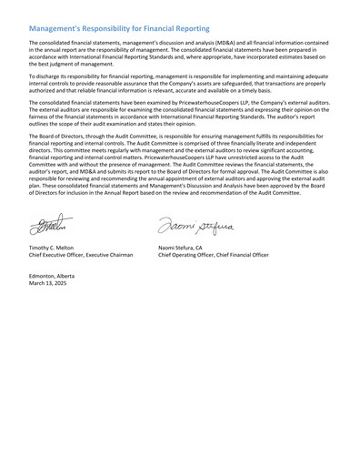 Thumbnail Melcor Developments Financial Statement 2024