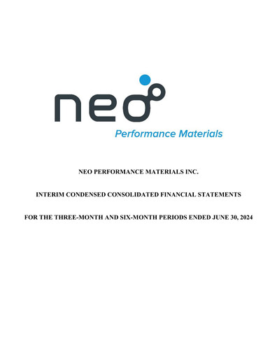Thumbnail Neo Performance Materials Quarterly Report 2024-q2