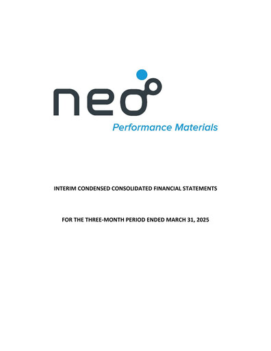 Thumbnail Neo Performance Materials Quarterly Report 2025-q1