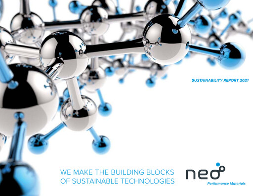 Thumbnail Neo Performance Materials Sustainability Report 2021