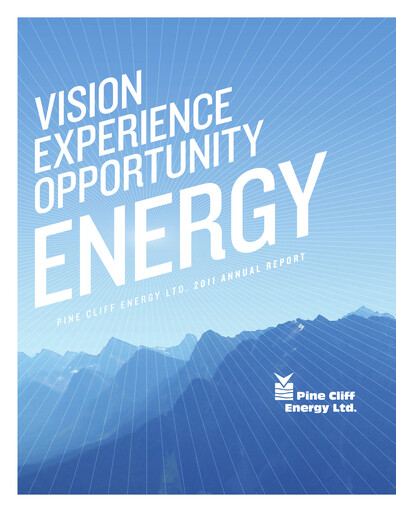 Thumbnail Pine Cliff Energy Annual Report 2011