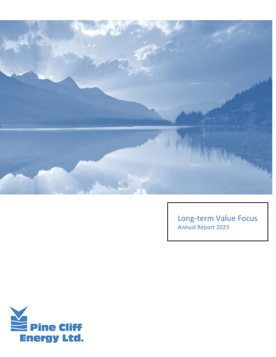 Thumbnail Pine Cliff Energy Annual Report 2023