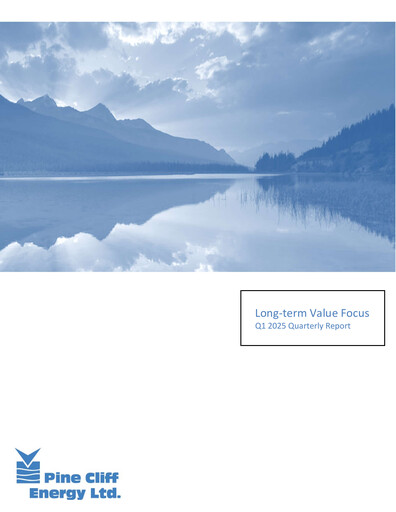 Thumbnail Pine Cliff Energy Quarterly Report 2025-q1