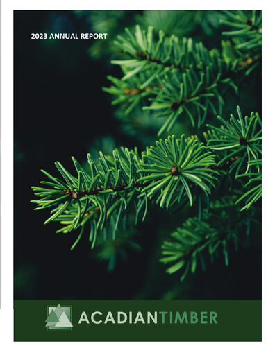 Thumbnail Acadian Timber Annual Report 2023