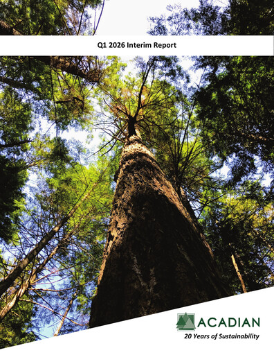 Vorschaubild Acadian Timber Quartalsbericht 2026-q1