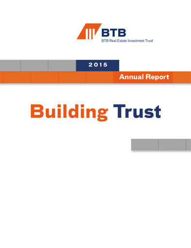 Thumbnail BTB Real Estate Investment Trust Annual Report 2015