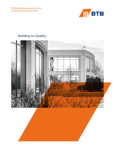 Thumbnail BTB Real Estate Investment Trust Quarterly Report 2018-q3