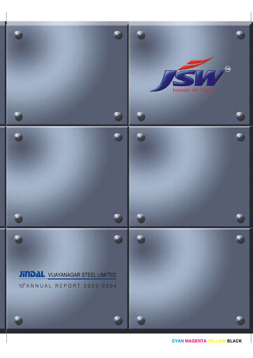 Thumbnail JSW Steel Annual Report 2003-2004