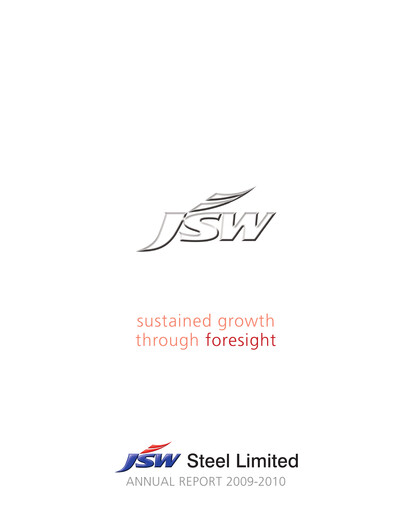 Thumbnail JSW Steel Annual Report 2009-2010