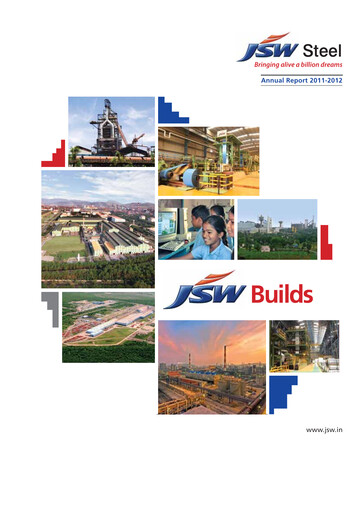 Thumbnail JSW Steel Annual Report 2011-2012