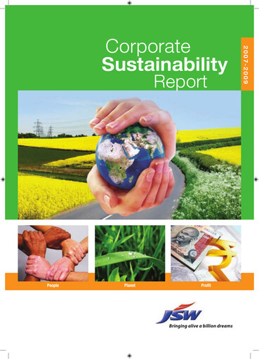 Thumbnail JSW Steel Sustainability Report 2007-2009
