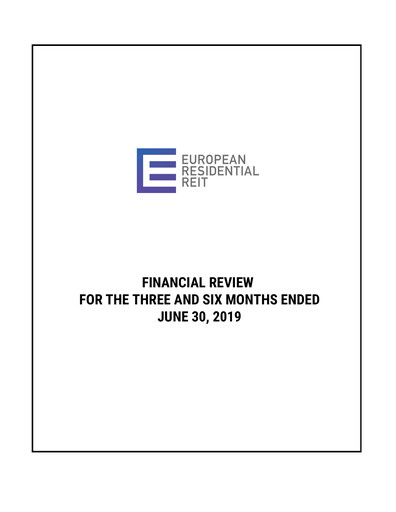Thumbnail European Residential REIT Quarterly Report 2019-q2