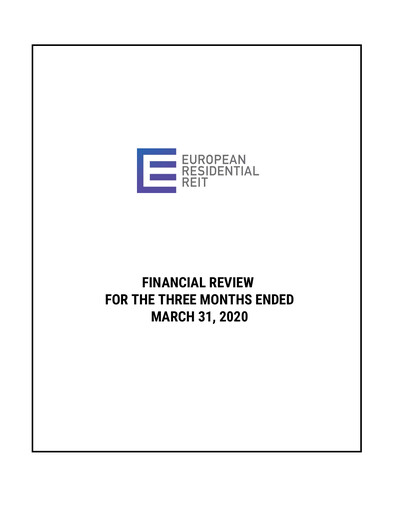 Thumbnail European Residential REIT Quarterly Report 2020-q1