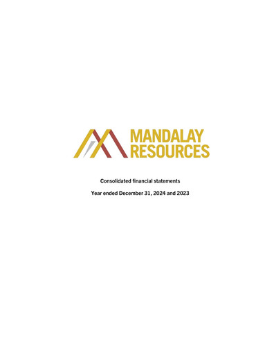 Thumbnail Mandalay Resources Financial Statement 2024