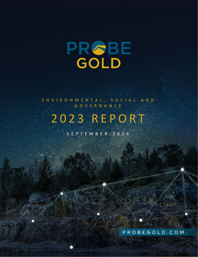 Thumbnail Probe Gold Inc. ESG Report 2023