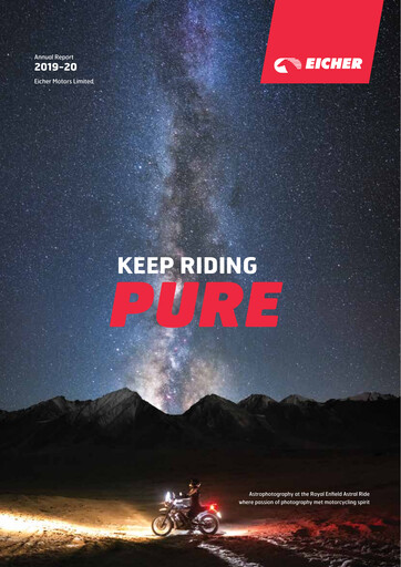 Thumbnail Eicher Motors Annual Report 2019-2020
