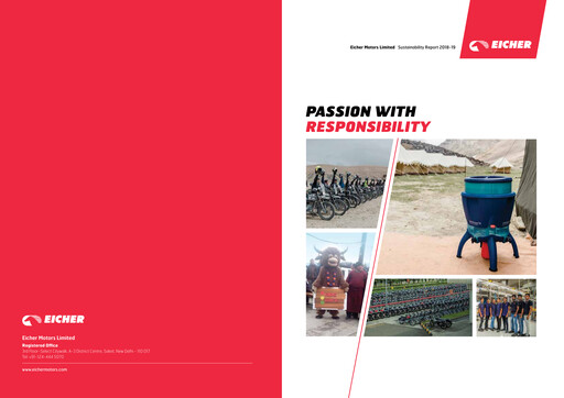 Thumbnail Eicher Motors Sustainability Report 2018-2019