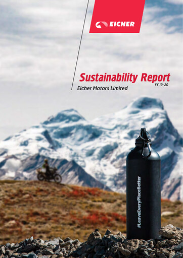 Thumbnail Eicher Motors Sustainability Report 2019-2020