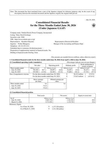 Thumbnail Tohoku Electric Power
 Quarterly Report 2027-q1
