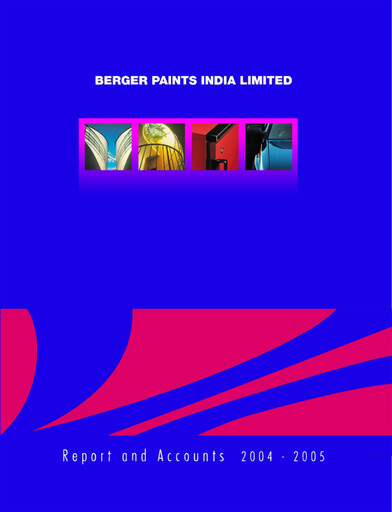 Miniature Berger Paints
 Rapport annuel 2004-2005