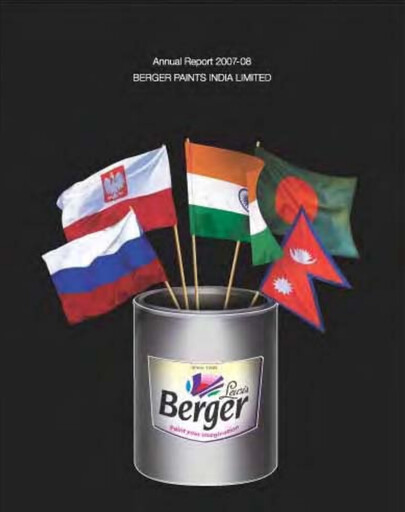 Miniature Berger Paints
 Rapport annuel 2007-2008