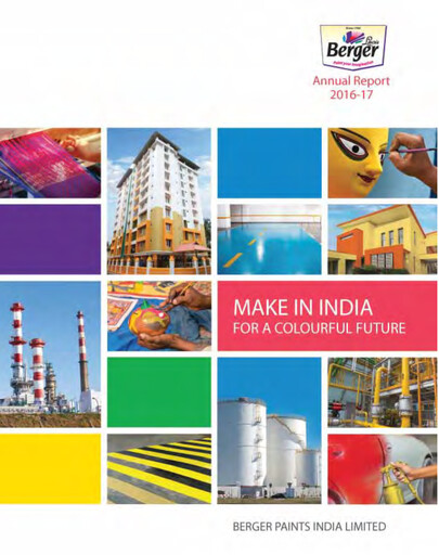 Miniature Berger Paints
 Rapport annuel 2016-2017